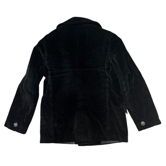 Weekend MaxMara Black Corduroy Pea Coat - Picture 2 of 8